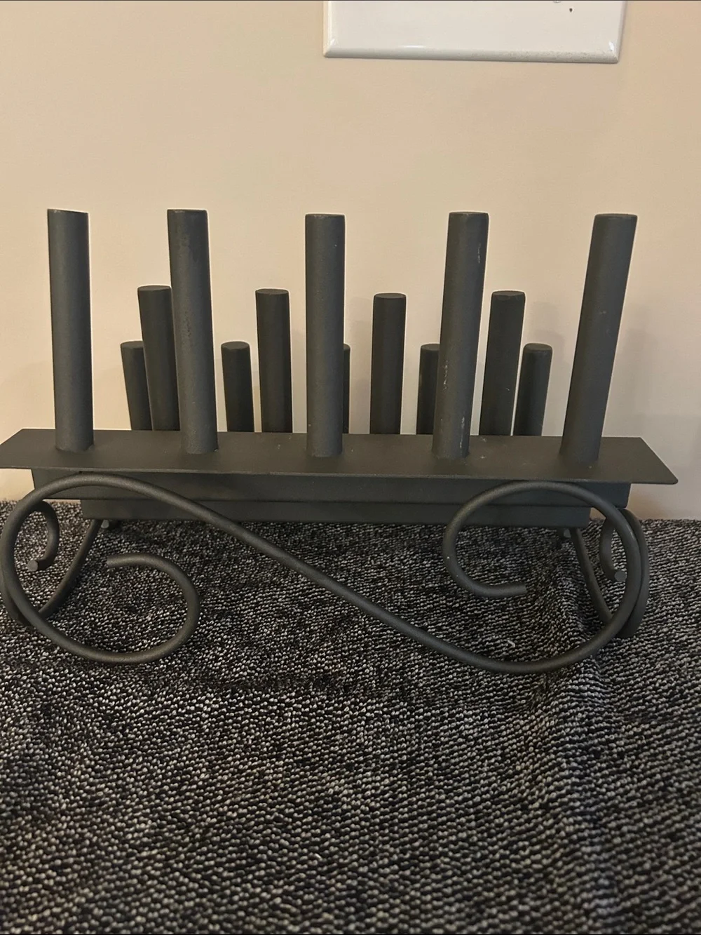 Black Jewelry Ring & Earring Organizer Stand